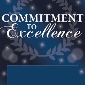 Commitment To Excellence Showstopper Mylar