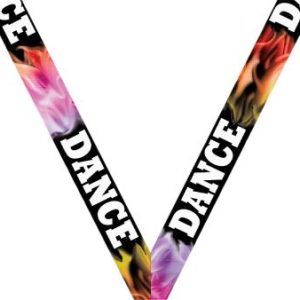 Dance Rainbow Inferno Sateen Neck Ribbon