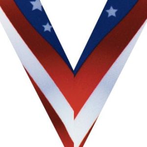Stars & Stripes Sateen Neck Ribbon