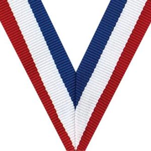 7/8" x 37" Red/White/Blue Ribbon