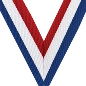 1 1/2" x 34" Red, White & Blue Ribbon