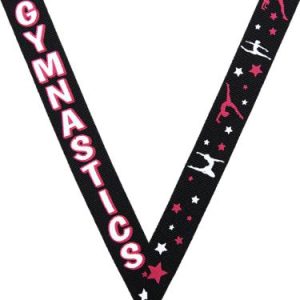 Black Gymnastics Sport Ribbon