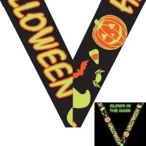 Halloween Glow In The Dark Neck Ribbon