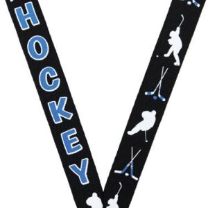 Black Hockey Sport Ribbon