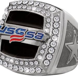 USSSA Deluxe Star Silver Rings