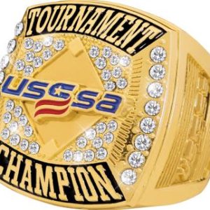 USSSA Deluxe Tournament Championship Gold Rings