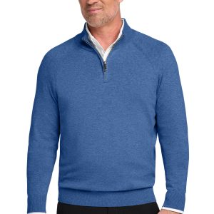 Brooks Brothers® Cotton Stretch 1/4-Zip Sweater BB18402