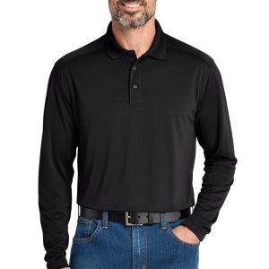 CornerStone® Select Lightweight Snag-Proof Long Sleeve Polo CS418LS