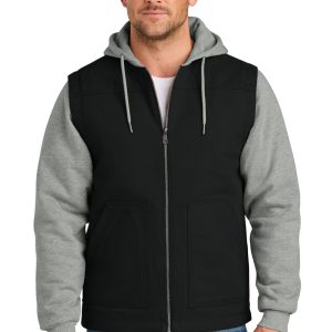 CornerStone® Duck Fleece Full-Zip Hooded Jacket CSJ42