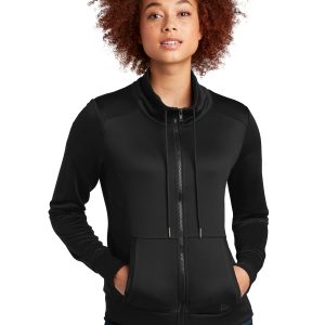 New Era® Women's Performance Terry Full-Zip Cowl LNEA530