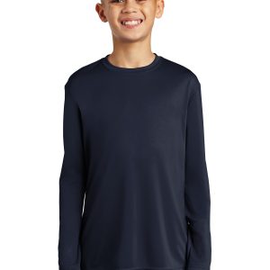 Port & Co™ Youth Long Sleeve Performance Tee PC380YLS