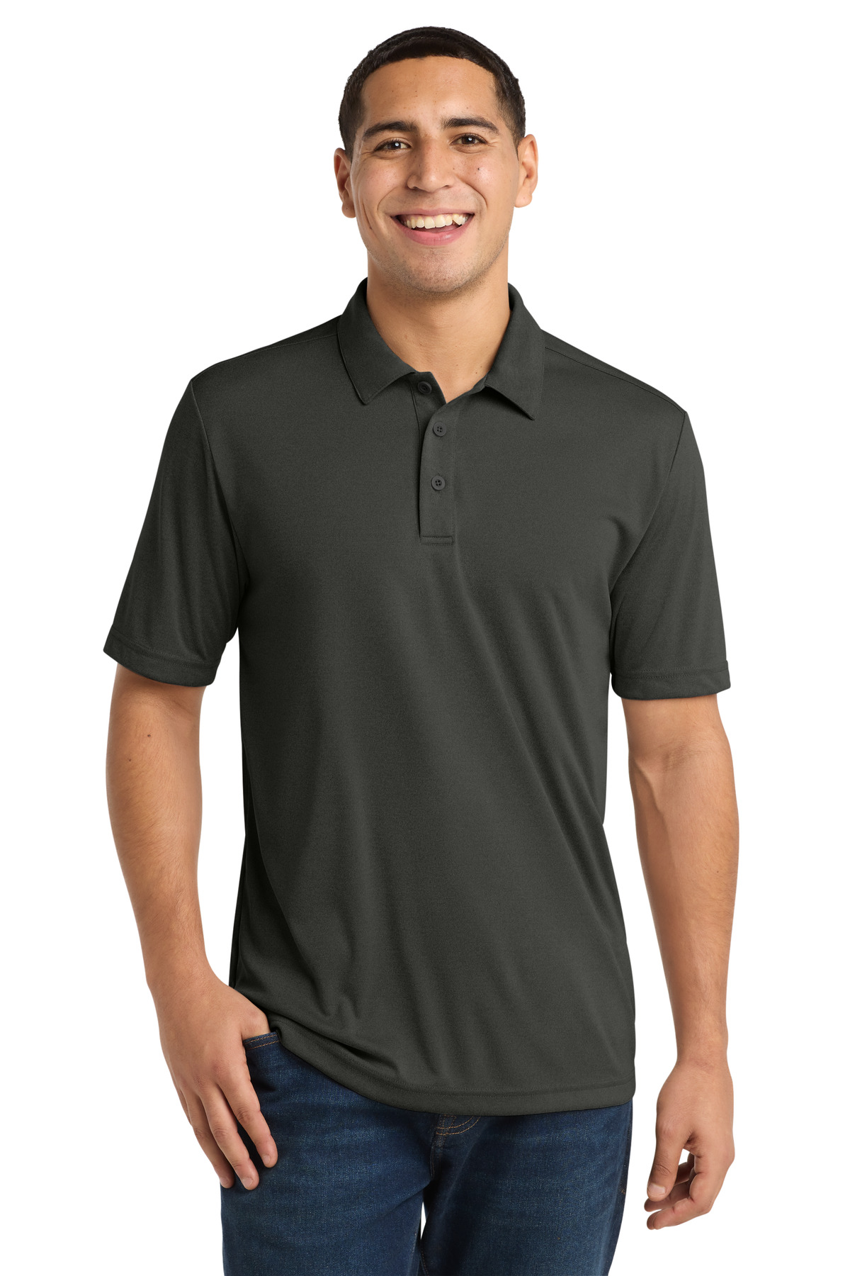 ST467 blackheather model front