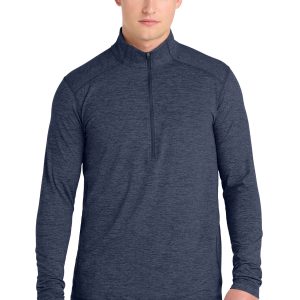 ST711 darkdenimheather model front