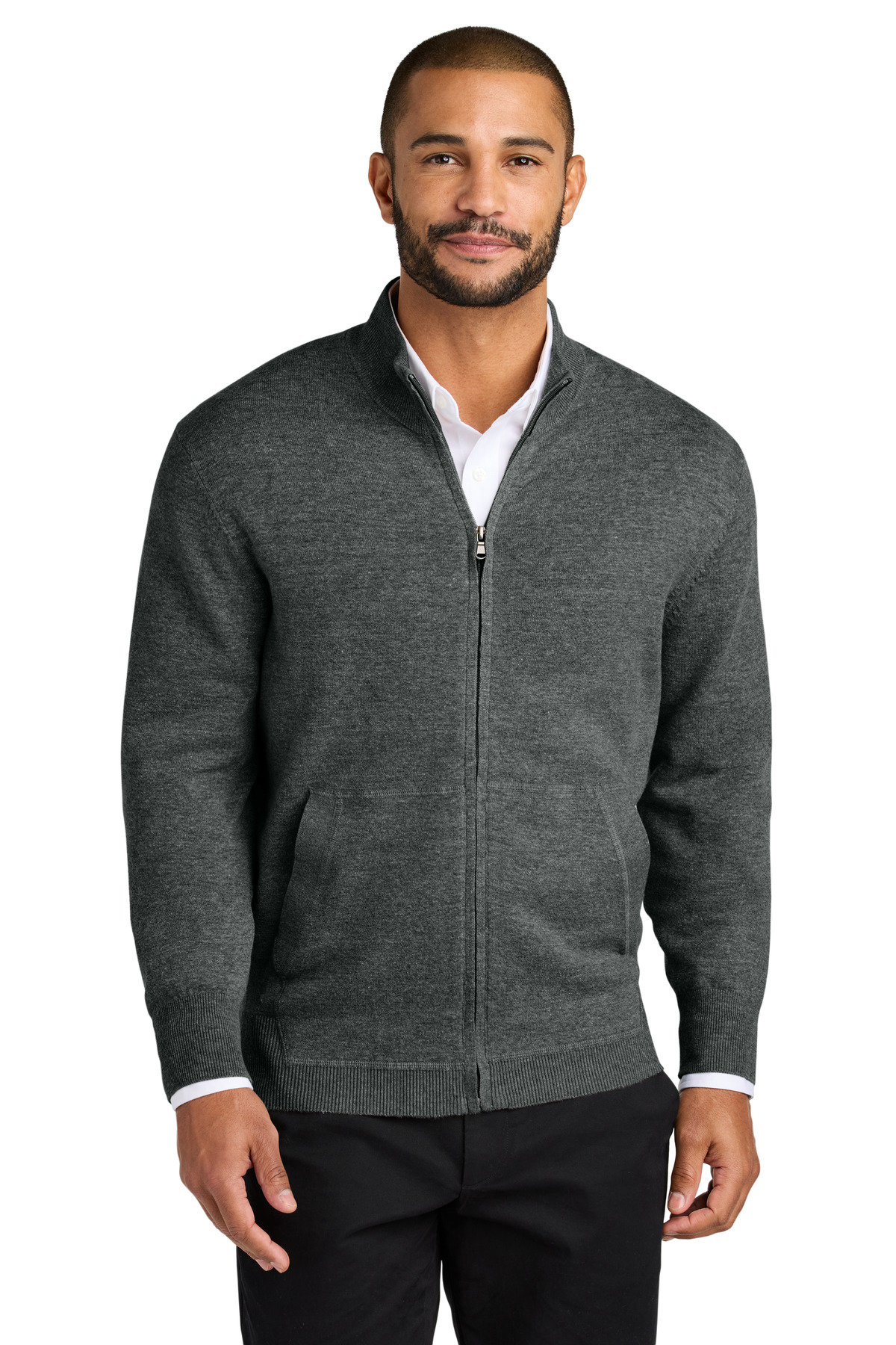 SW2901 charcoalheather model front