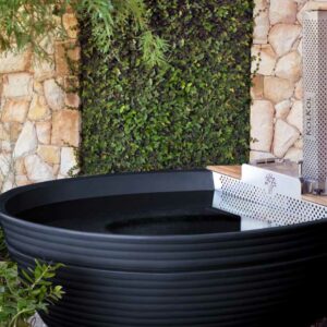 Backyard Blessings Jet Black Hot Tub