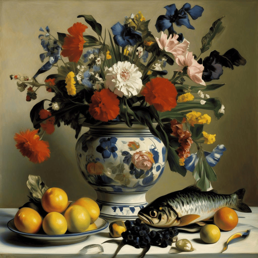 Still Life with Fish – Frederic Bazille