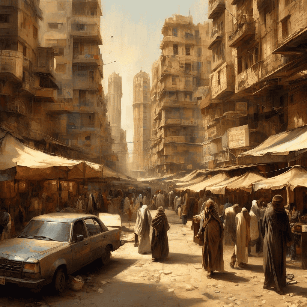 Bazaar in Cairo – Alexandre-Gabriel Decamps