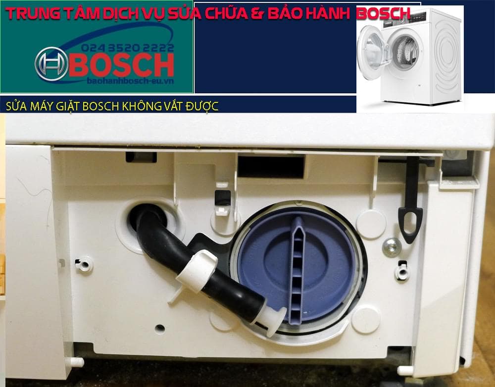 Máy giặt Bosch không vắt