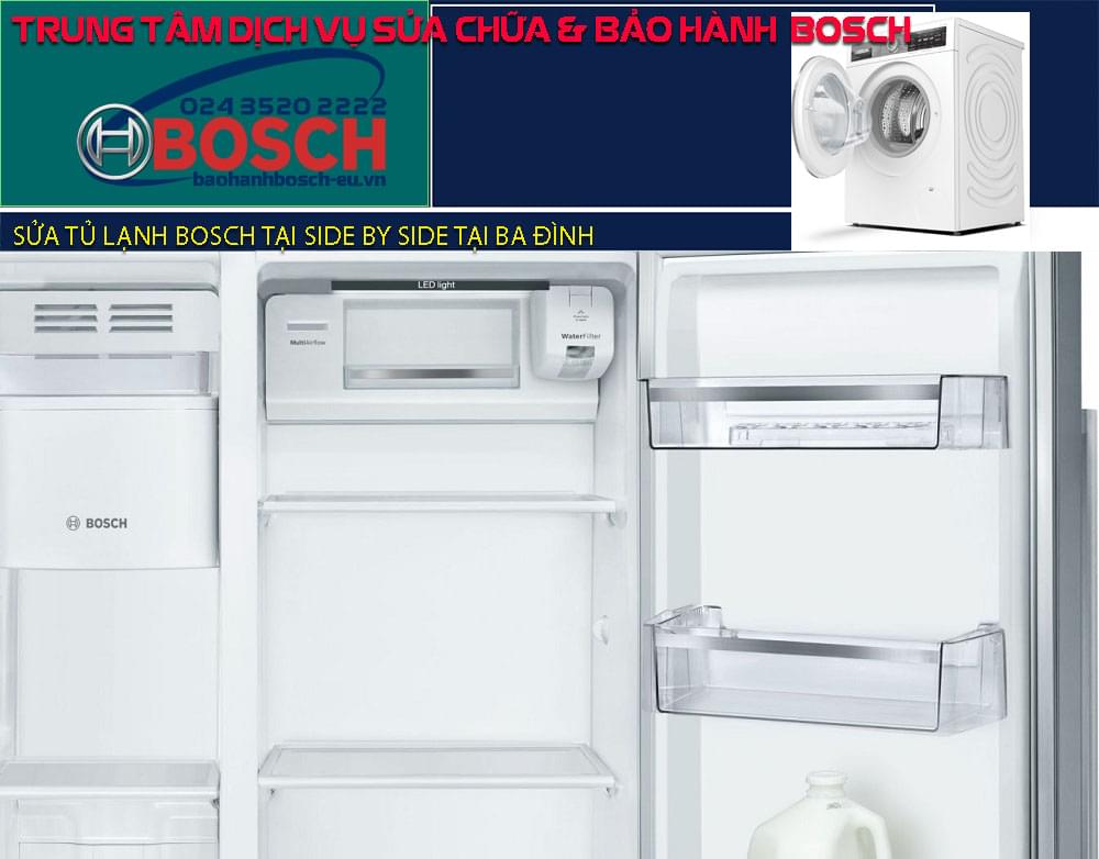 Sửa tủ lạnh Bosch side by side tại quận Ba Đình