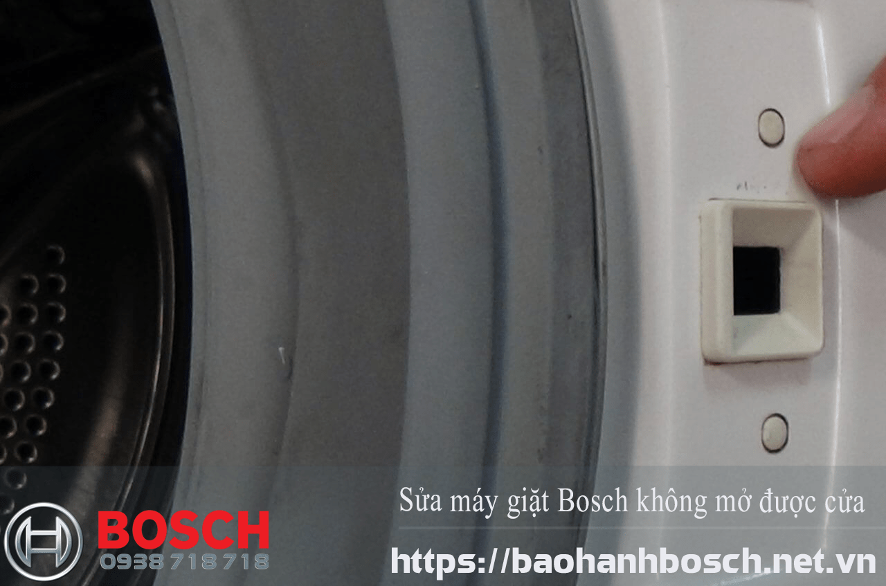 máy giặt Bosch không mở được cửa