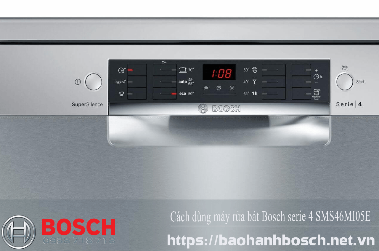 Chương trình bảo hành máy rửa bát Bosch serie 4 SMS46MI05E chính hãng, dịch vụ bảo dưỡng uy tín tại Việt Nam, đảm bảo hoạt động tối ưu và bền bỉ.