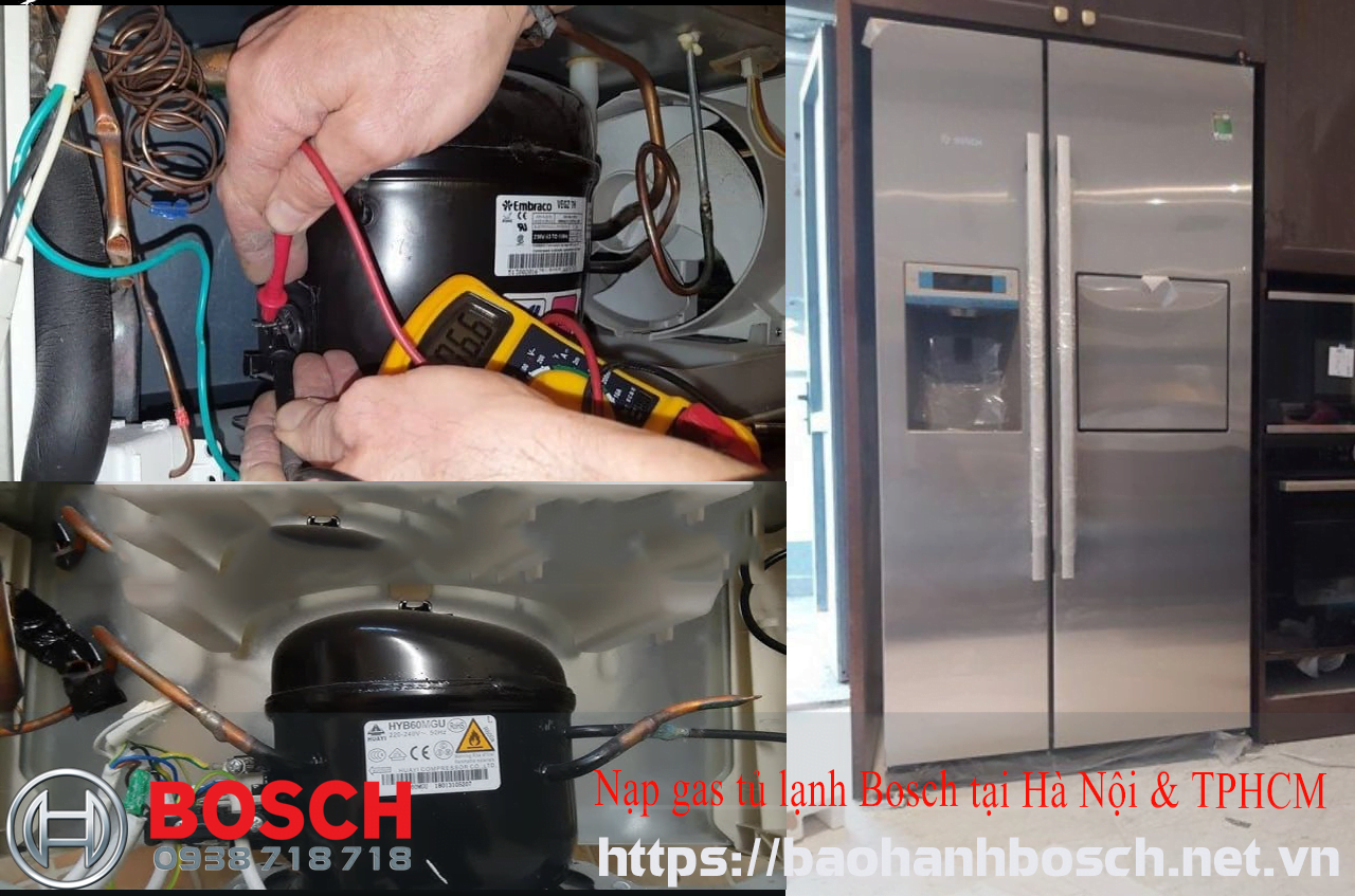 Linh kiện và kỹ thuật nạp gas tủ lạnh Bosch tại Hà Nội và TPHCM, đảm bảo hoạt động tối ưu. Dịch vụ bảo hành Bosch chính hãng, uy tín, chuyên nghiệp, giúp tủ lạnh hoạt động bền bỉ, tiết kiệm điện năng.