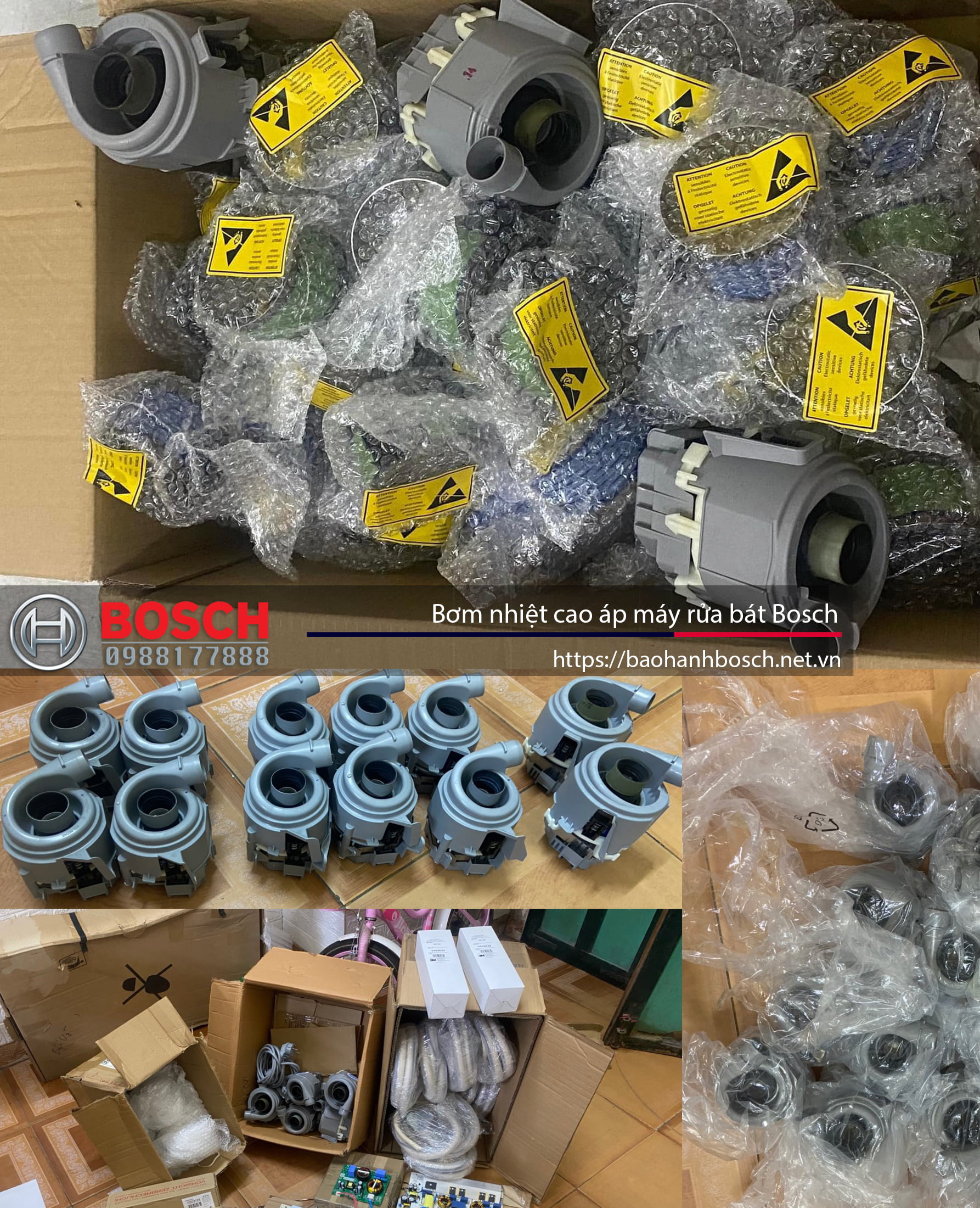 Phụ kiện bơm nhiệt cao áp máy rửa bát Bosch chất lượng, chính hãng, bảo hành dài hạn, phù hợp cho các dòng máy rửa bát Bosch, hỗ trợ sửa chữa nhanh chóng, giá cạnh tranh.