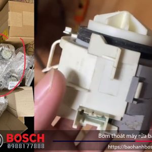 Thân máy bơm thoát nước máy rửa bát Bosch chính hãng, phụ kiện bảo hành Bosch, linh kiện chính hãng, dễ dàng thay thế, phù hợp cho máy rửa bát.