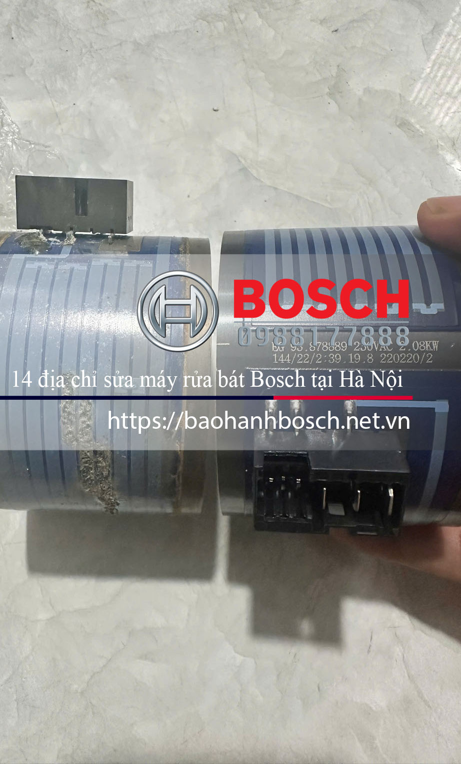 Ống sửa máy rửa bát Bosch chính hãng, bảo hành uy tín tại Hà Nội, dịch vụ sửa chữa và bảo trì máy rửa bát Bosch, công ty bảo hành Bosch chuyên nghiệp tại Việt Nam.