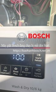 Bảo hành Bosch máy giặt mất đèn Start, dịch vụ bảo trì, sửa chữa chính hãng Bosch tại Việt Nam.