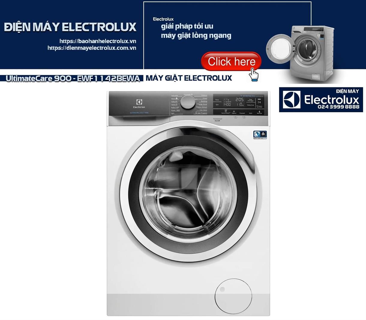 UltimateCare 900 - EWF1142BEWA