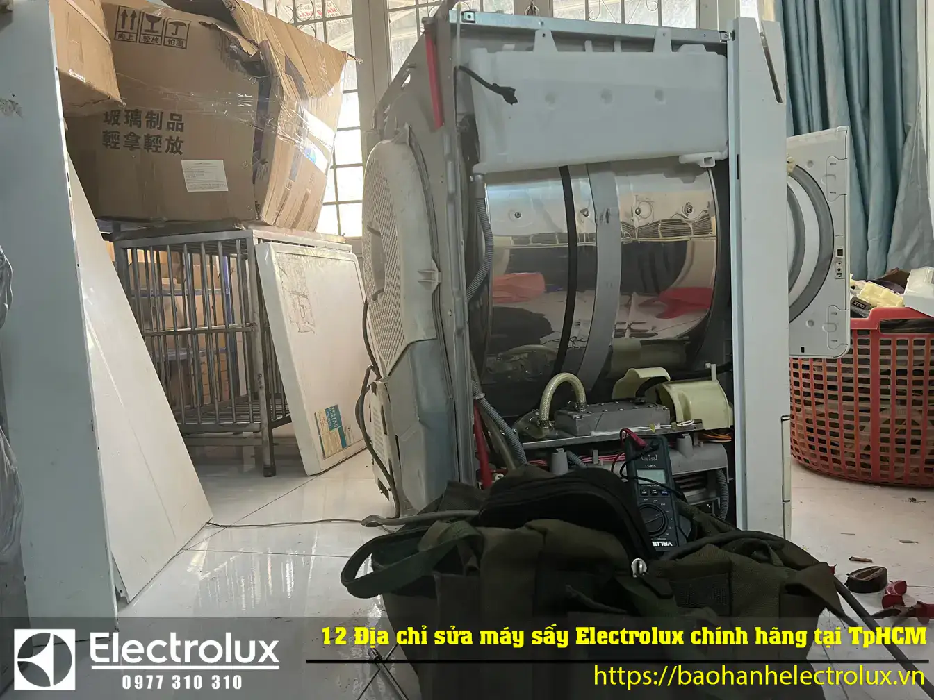 12 Địa chỉ sửa máy sấy Electrolux chính hãng tại TpHCM