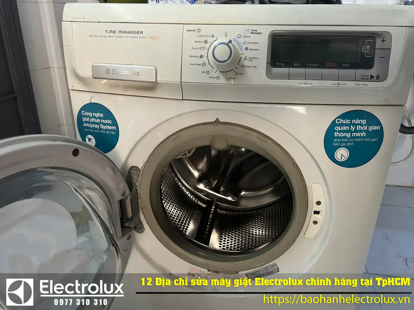 12 Địa chỉ sửa máy giặt Electrolux uy tín nhất, chính hãng tại TpHCM