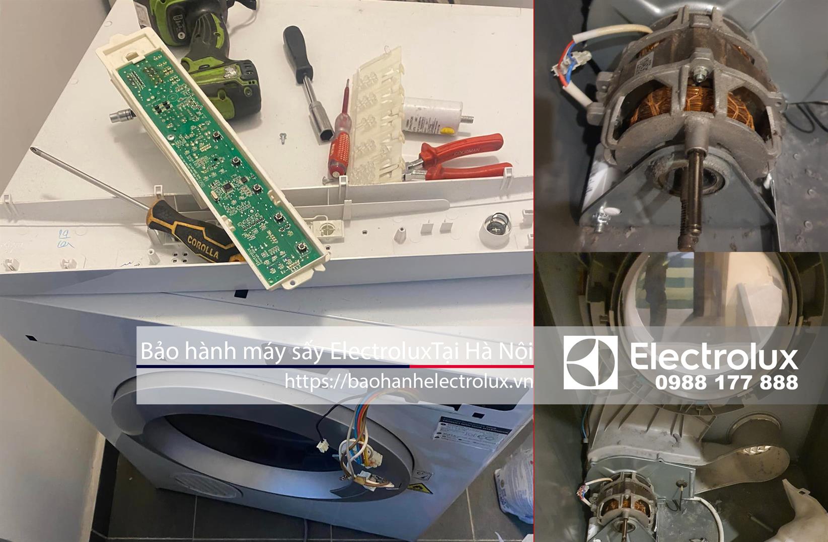 Bảo hành máy sấy electrolux tại hà nội