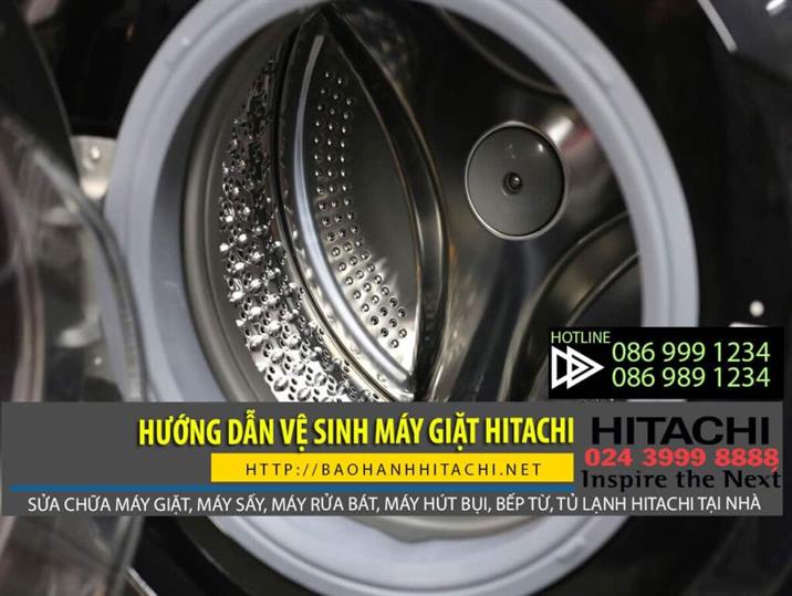 Bảo hành và vệ sinh máy giặt Hitachi, hướng dẫn vệ sinh lồng giặt, dịch vụ sửa chữa và bảo trì máy giặt Hitachi tại nhà. Số điện thoại hotline hỗ trợ khách hàng nhanh chóng.