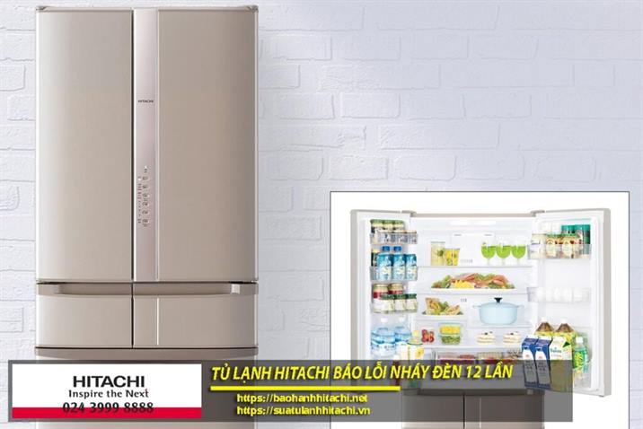 Tủ lạnh Hitachi cao cấp chính hãng, bảo hành nhanh, dịch vụ sửa chữa, phản hồi lỗi nhanh chóng, báo lỗi khi mở đèn 12 lần, liên hệ Hotline 0988 177 888 / 024 3999 8888.