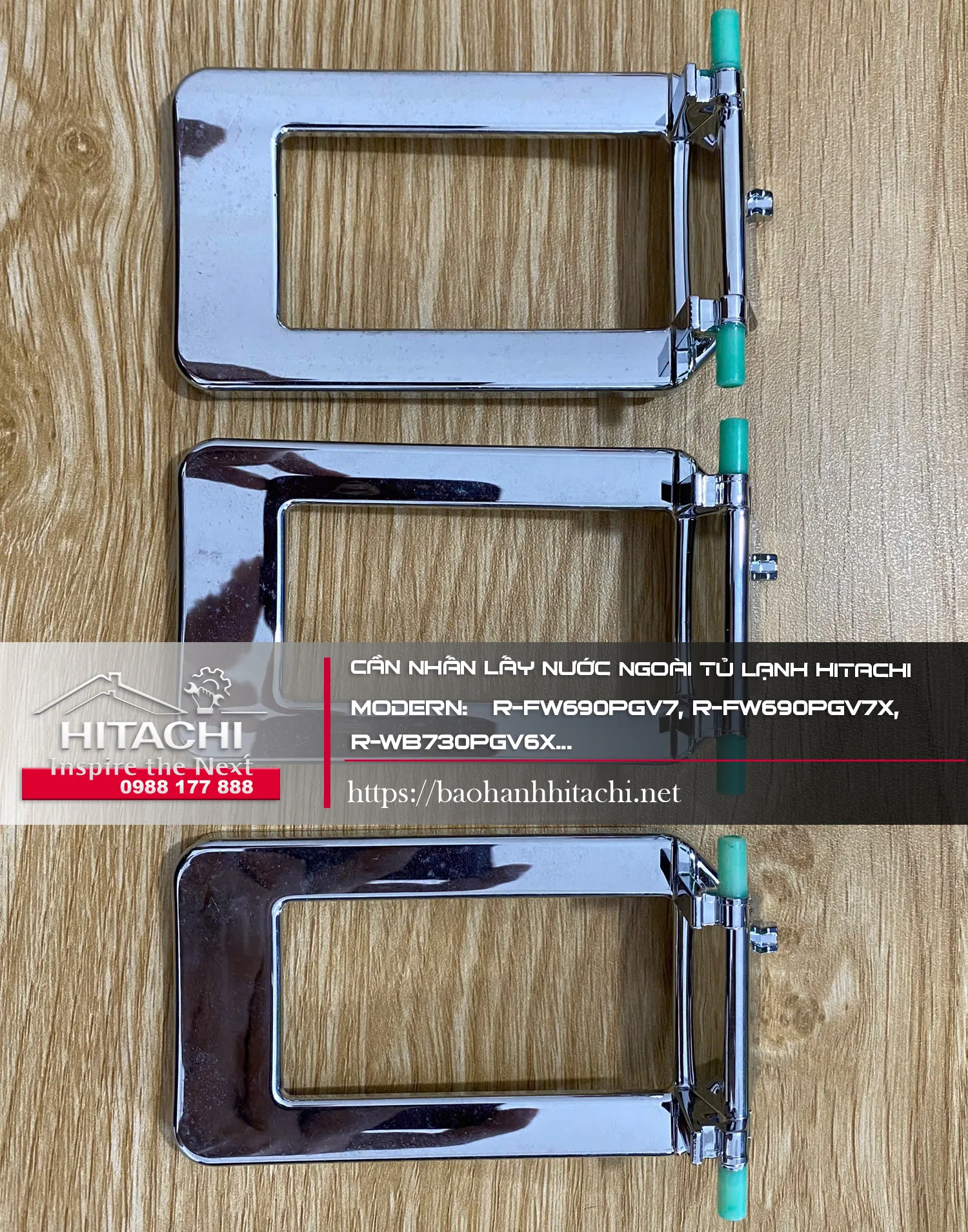 Khung lấy nước ngoài tủ lạnh Hitachi inox, linh kiện sửa chữa, bảo trì tủ lạnh Hitachi, số hotline bảo hành Hitachi.