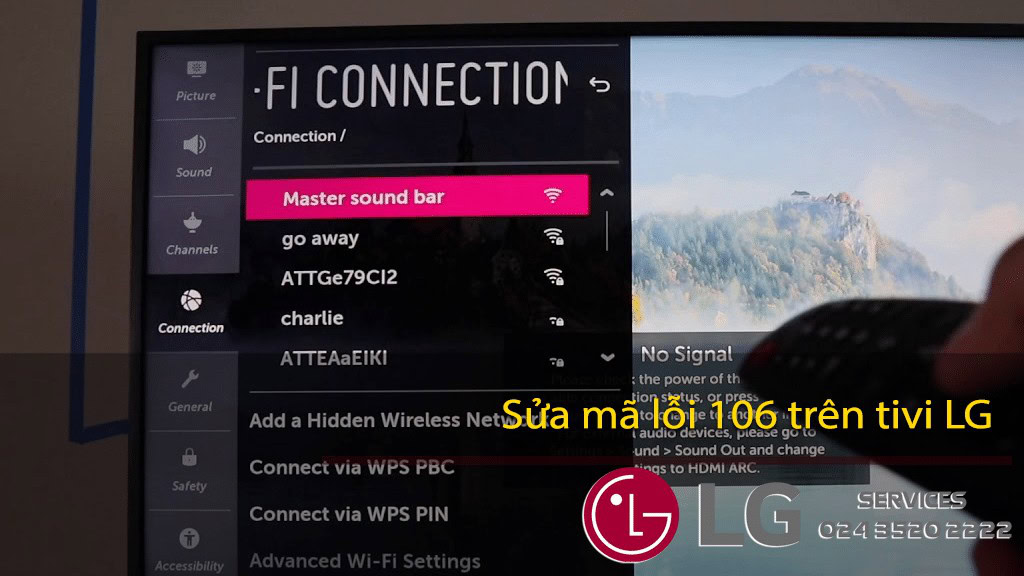 LG TV firmware update 106 issue.