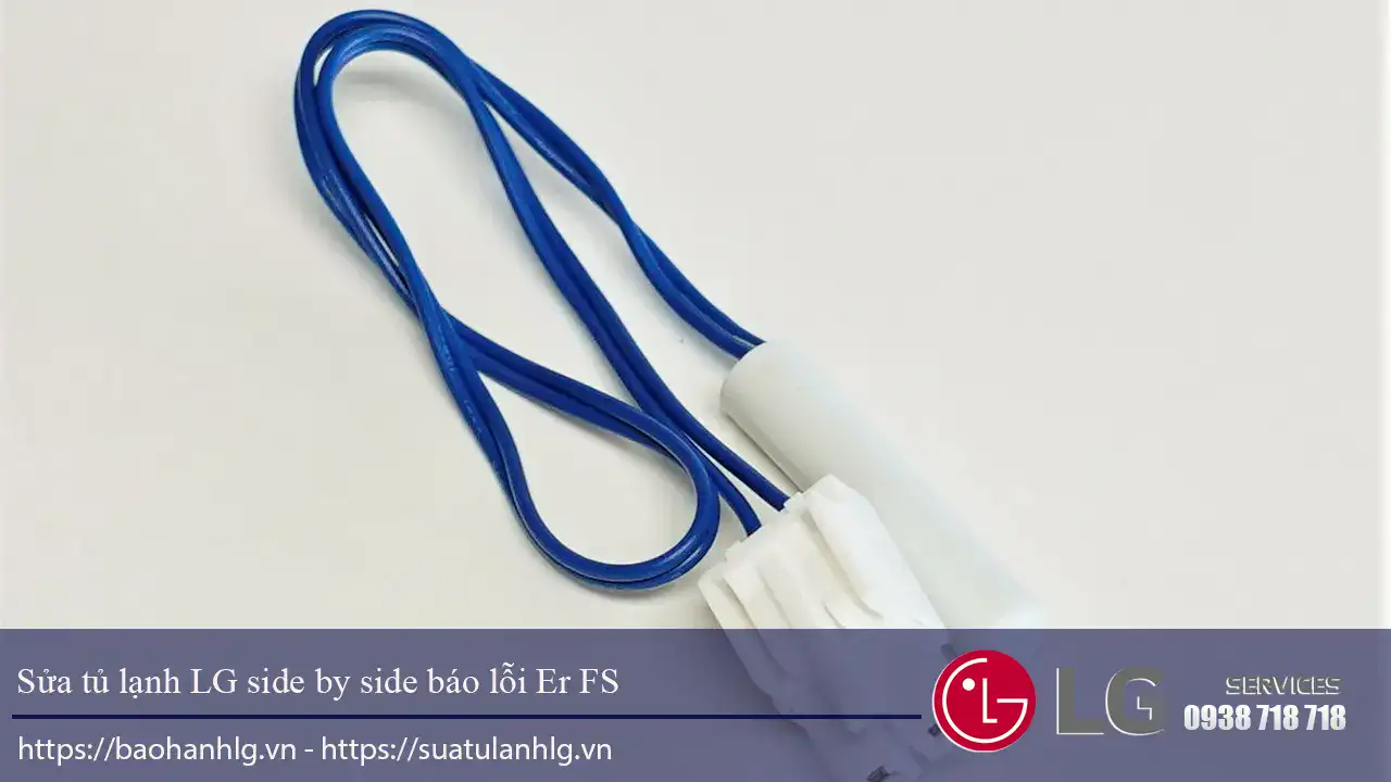 Blue LG refrigerator side-by-side error repair cable for Er FS fault, compatible with LG cooling appliances. Reliable LG service parts to fix common error codes and ensure optimal appliance performance.