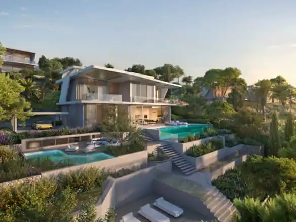 Luxury branded villa with stunning views in Costa del Sol.