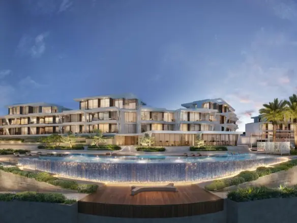 Modern coastal residences near Finca Cortesin in Spain with luxurious design.