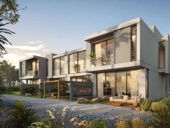 Luxury villas in AIDA, Oman with modern design and ocean views near Muscat. Perfect for coastal livi.