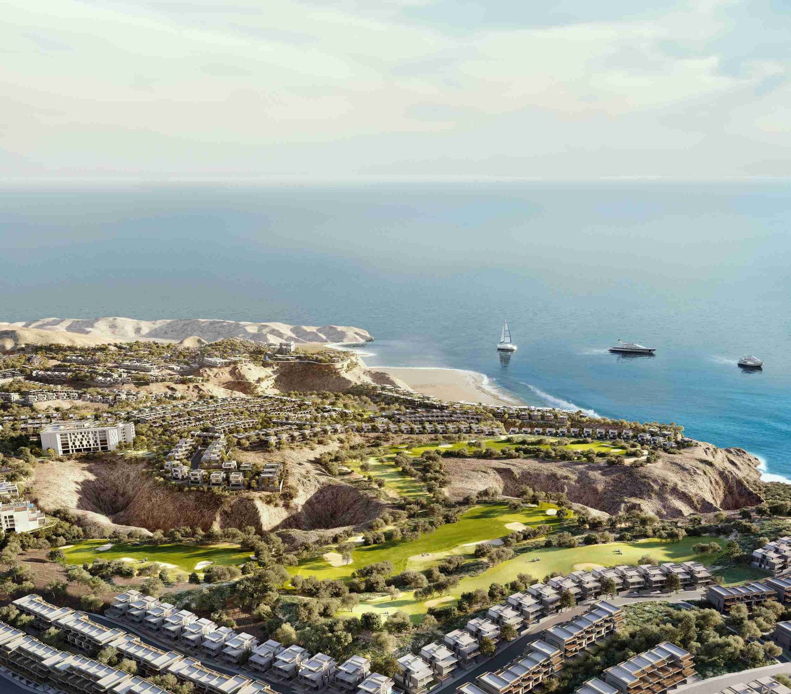 Luxury villas in AIDA, Oman with stunning ocean views and private amenities. Perfect for coastal liv.