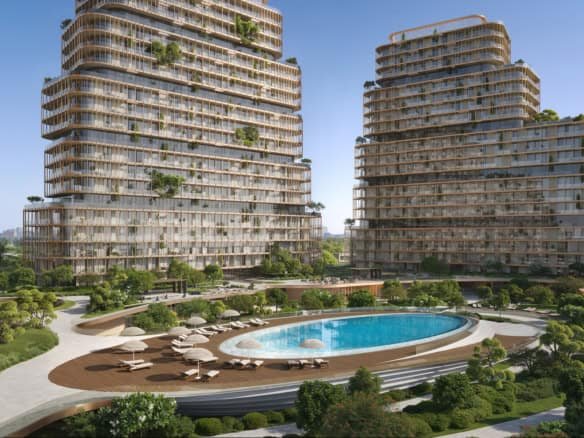 Elegant luxury residences with modern design in Dubai.