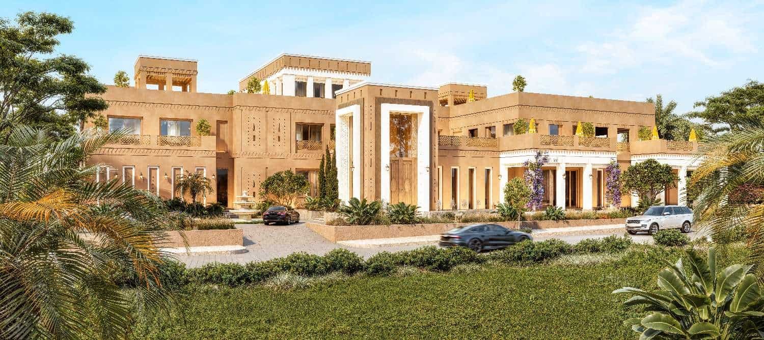 Rayana Mansions luxury estate in Wadi Safar, Riyadh, by Barok Estates.