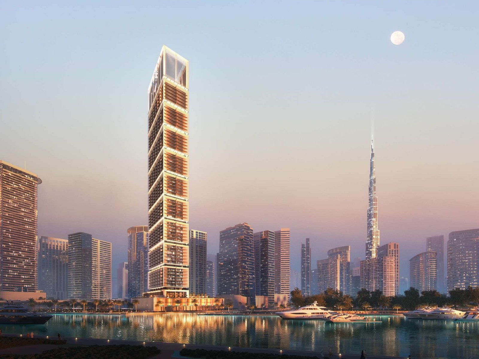 Luxury waterfront apartments in Business Bay, Dubai by Barok Estates International.