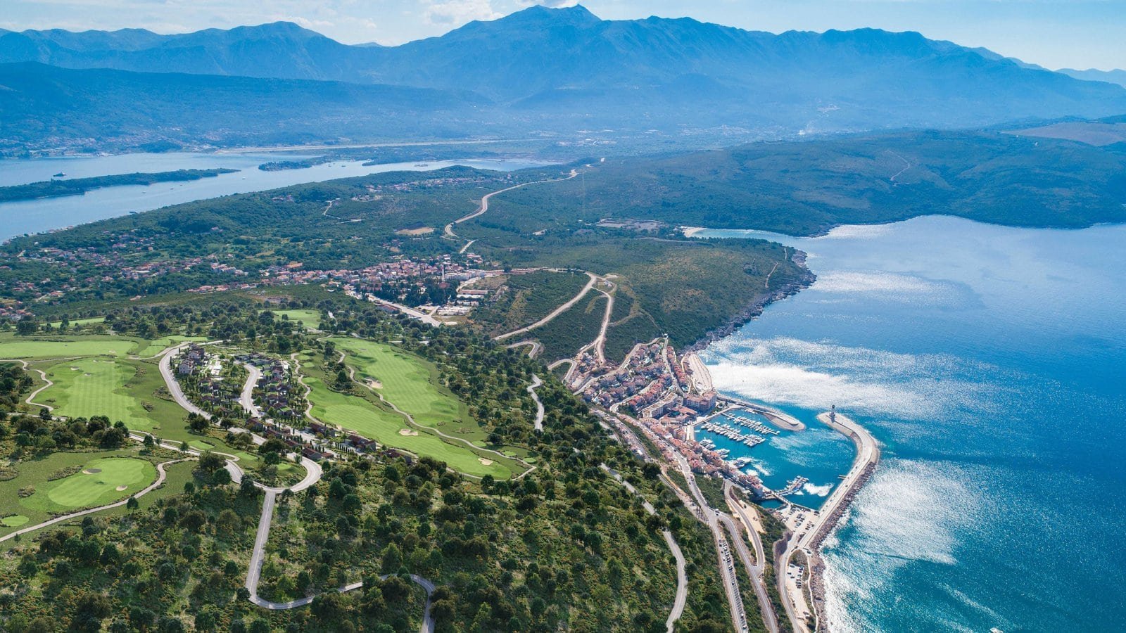 Luxury villas with stunning Adriatic Sea views in Montenegro's premier golf estate community.