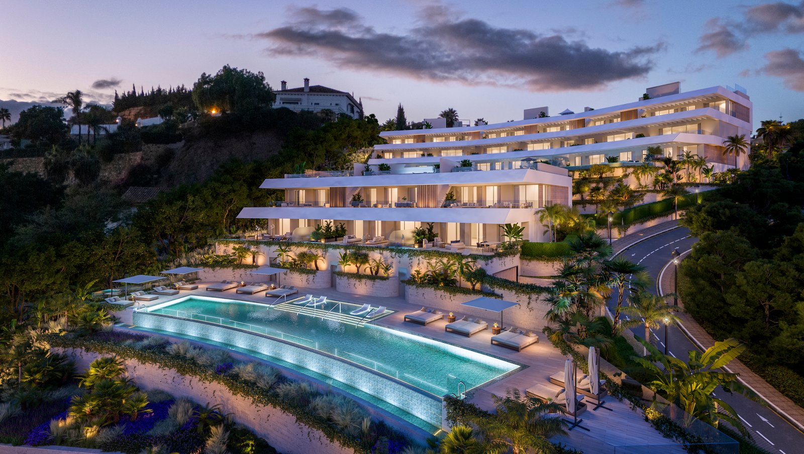 Luxury apartments in Marbella East with stunning sea views.