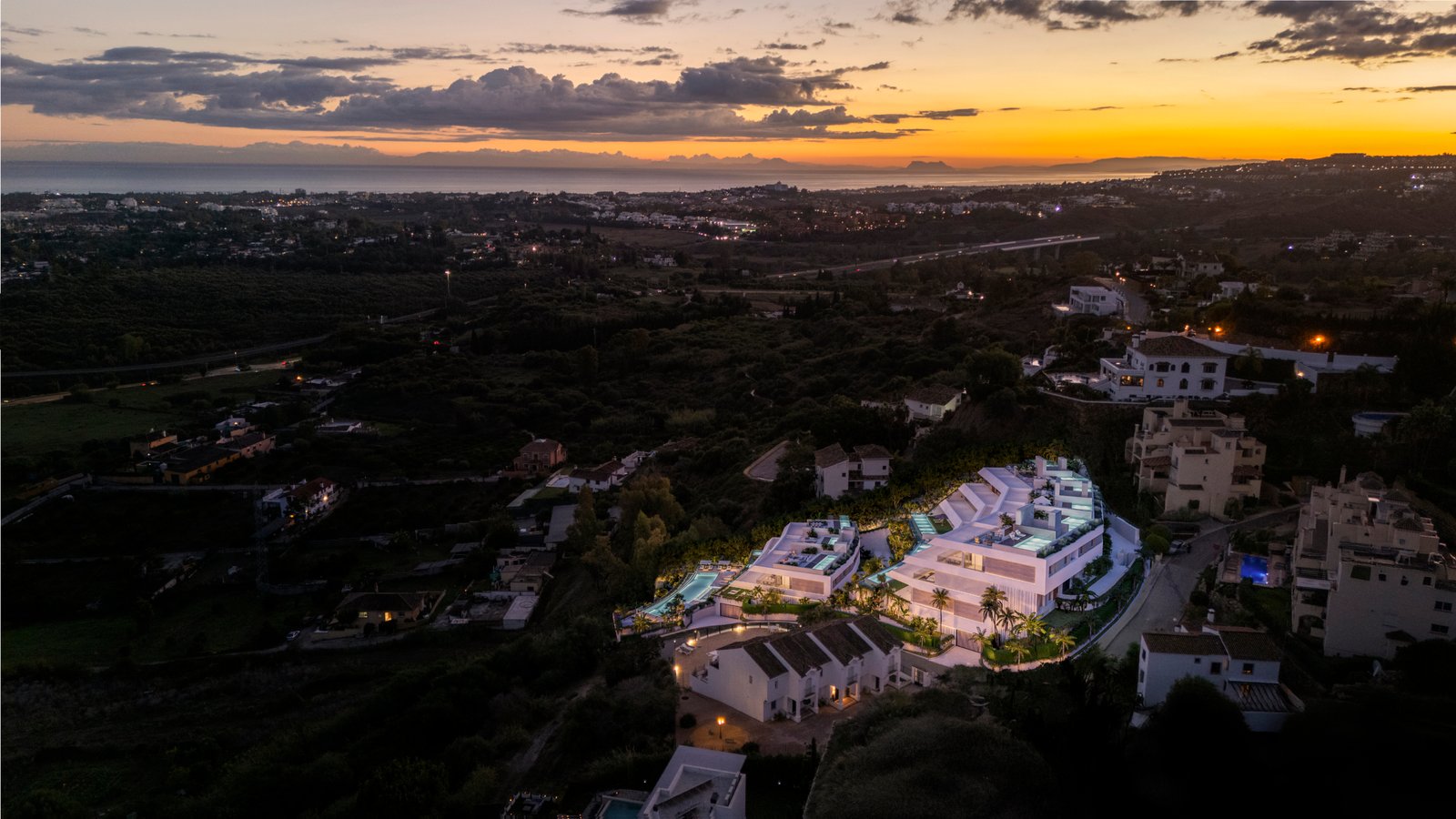 Luxury apartments with stunning sunset views in Marbella East. Modern design and prime location by B.