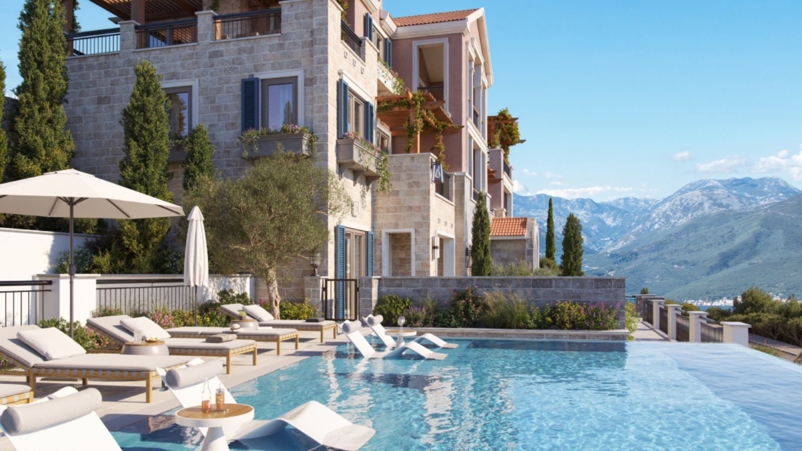 Luxury apartments with stunning sea views in Montenegro, part of Horizon Sea View Residences by Baro.